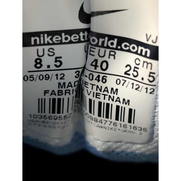 Nike Women's 8.5 Air Max Torch 4 Women Athletic Training Shoes Blue Pink Blast - Picture 10 of 11